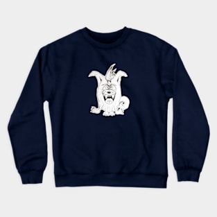 Dog_smile Crewneck Sweatshirt